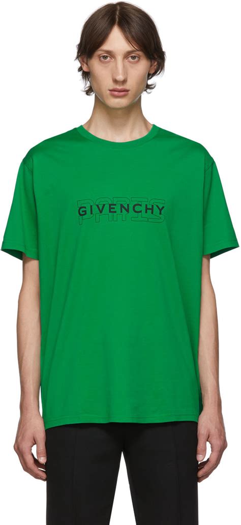 givenchy paris t shirt green|givenchy paris t shirt men.